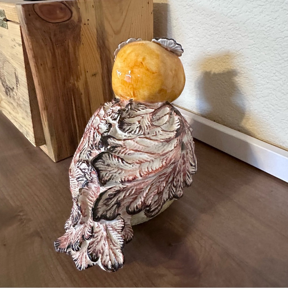 Bassano Vintage Italian Porcelain Owl Soup Tureen Bowl / Candy Dish - Picture 8 of 13